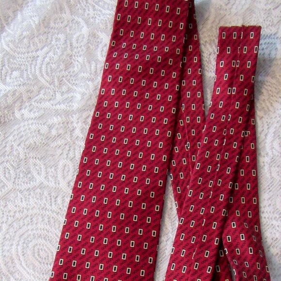 Gucci Men Tie, Red, Silk, made in Italy - Picture 4 of 5